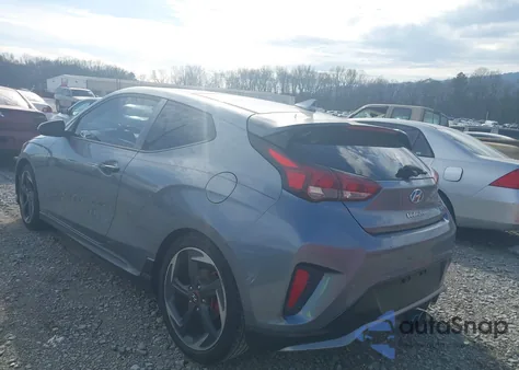 2019 Hyundai Veloster Turbo z USA, uszkodzony, nr VIN KMHTH6AB3KU007525
